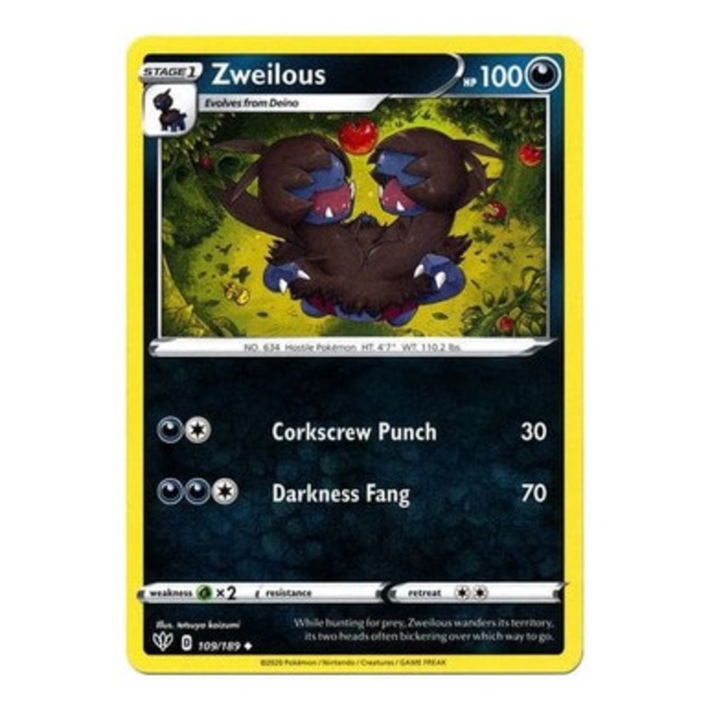 Darkness Ablaze 109/189 Zwelious