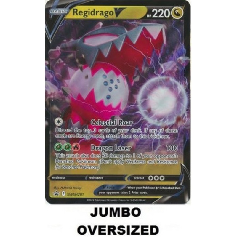 JUMBO Sword & Shield Promo SWSH281 Regidrago V