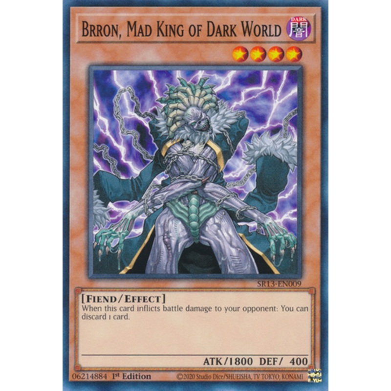 SR13-EN009 Brron, Mad King of Dark World