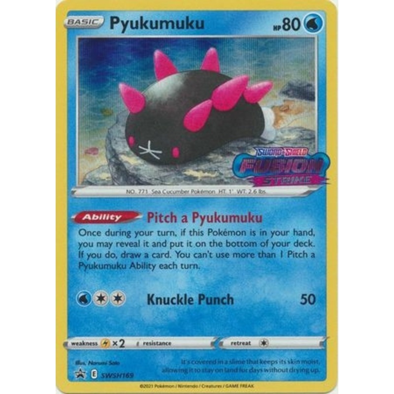 Sword & Shield Promo SWSH169 Pyukumuku