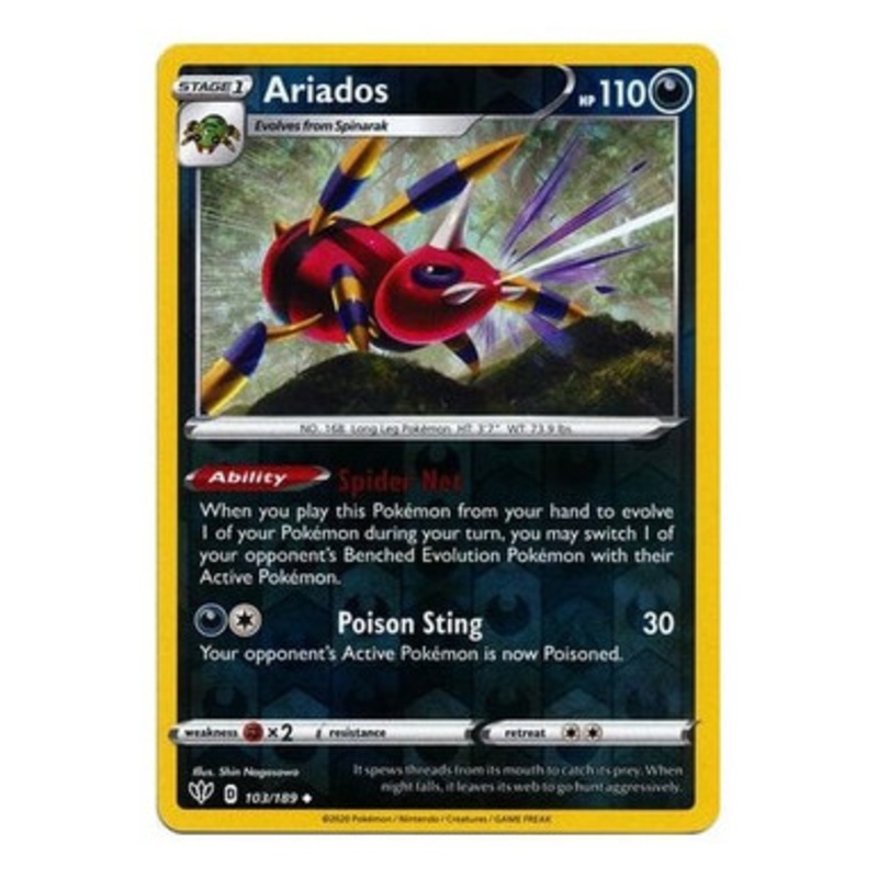 Darkness Ablaze 103/189 Ariados (Reverse Holo)