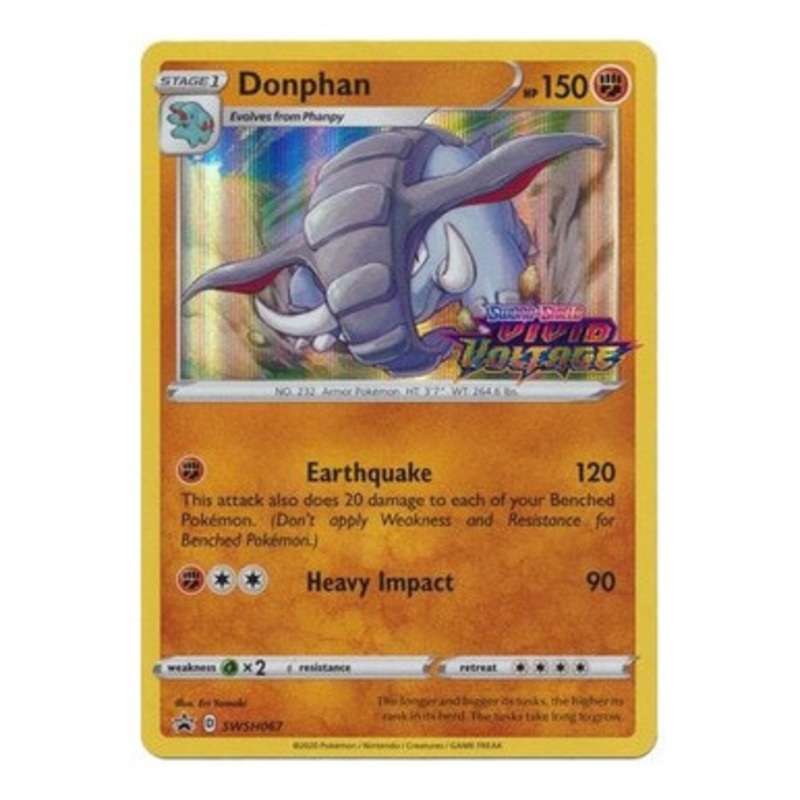 Sword & Shield Promo SWSH067 Donphan