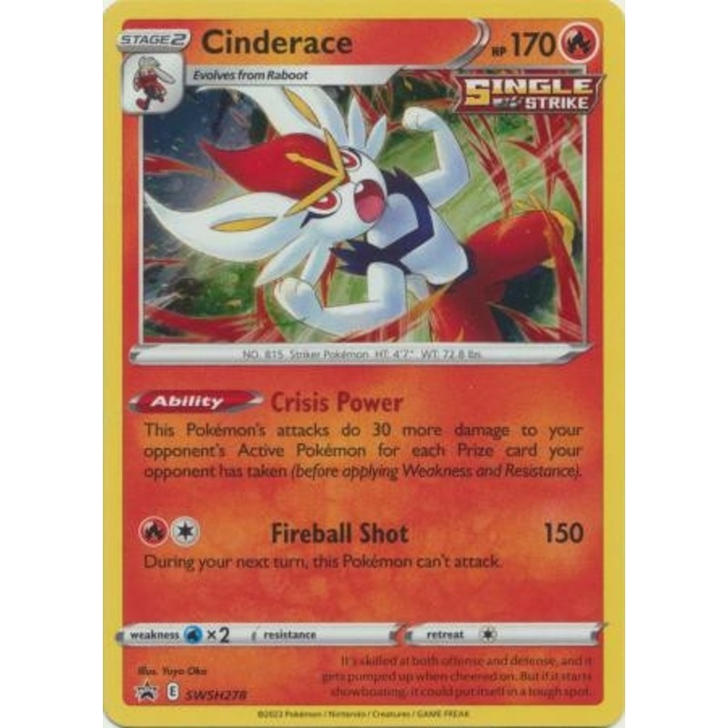 Sword & Shield Promo SWSH278 Cinderace