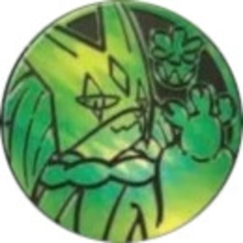 Black & Green Oversized Meowscarada Coin