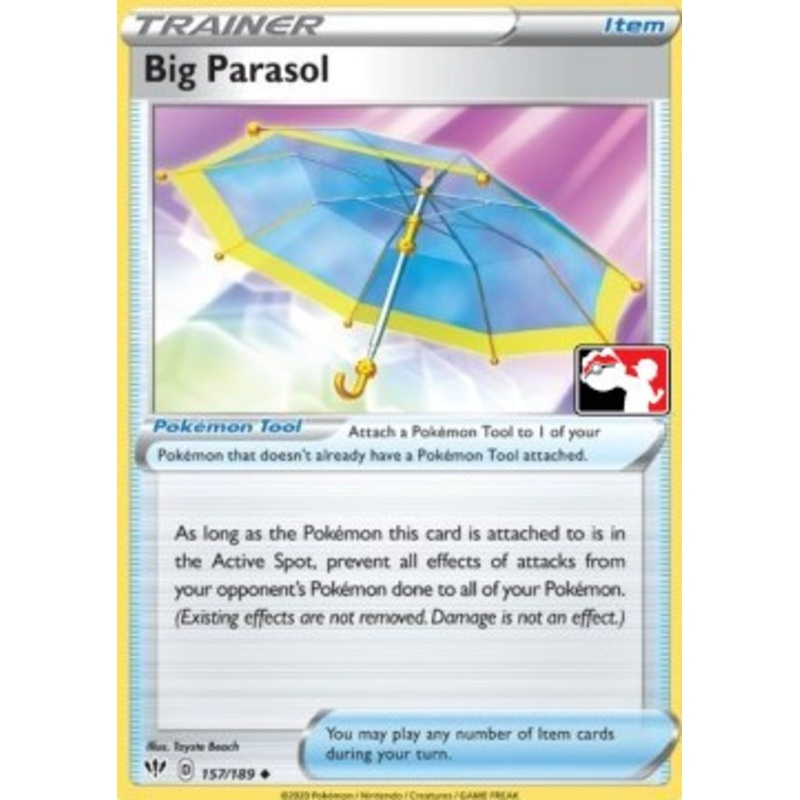 Darkness Ablaze 157/189 Big Parasol (Prize Pack League Promo Non-Holo)