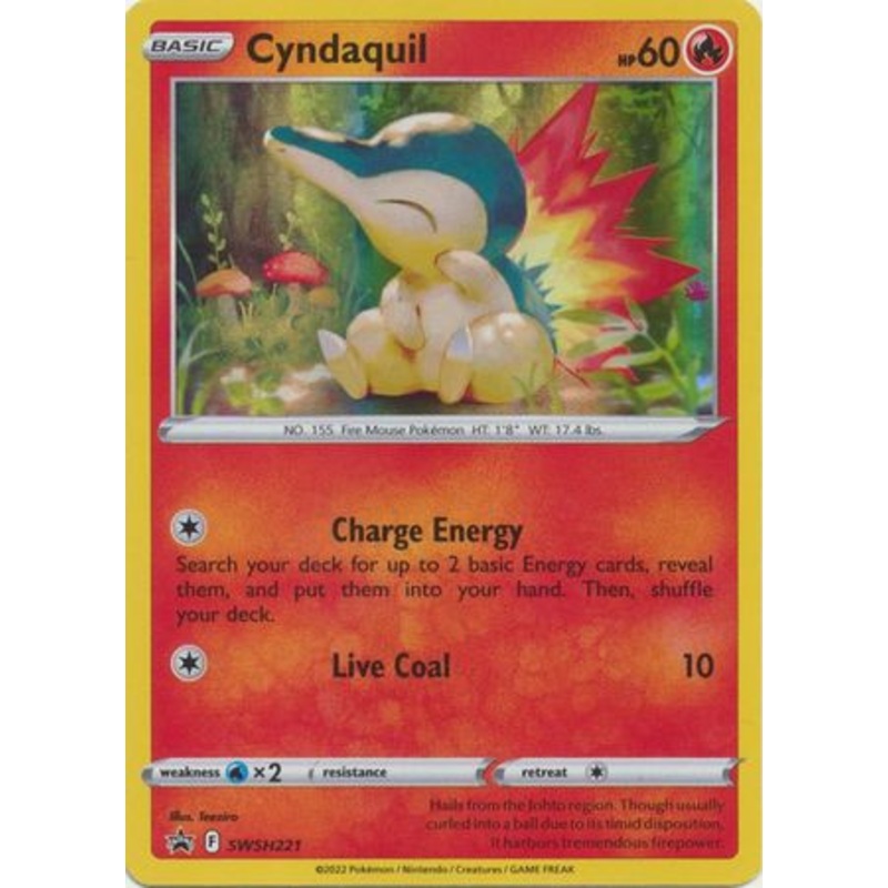 Sword & Shield Promo SWSH221 Cyndaquil (Holo)