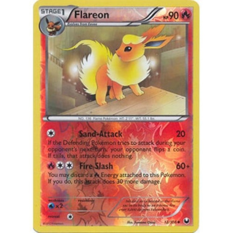 Dark Explorers 12/108 Flareon (Reverse Holo)