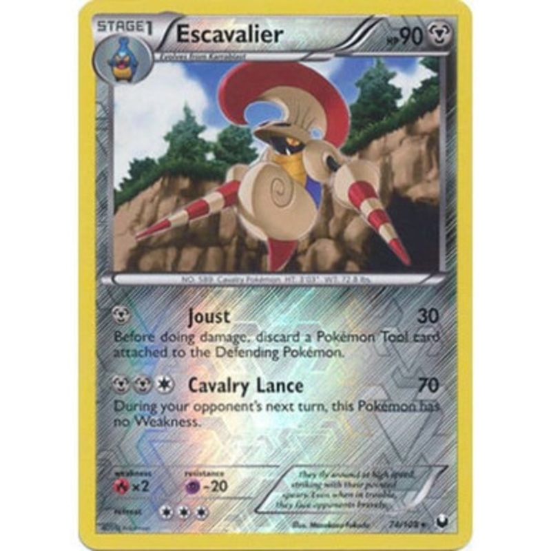Dark Explorers 74/108 Escavalier (Reverse Holo)