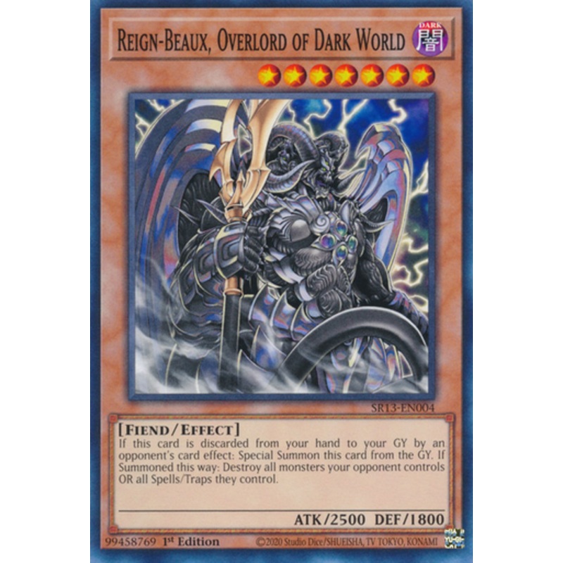 SR13-EN004 Reign-Beaux, Overlord of Dark World