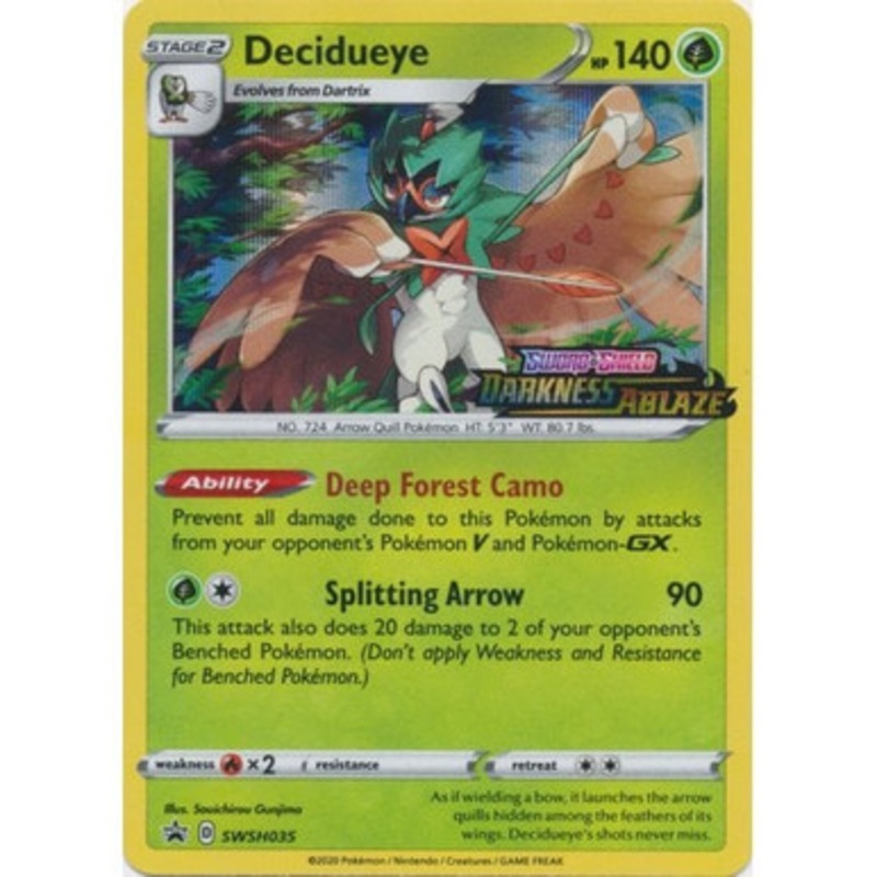 Sword & Shield Promo SWSH035 Decidueye