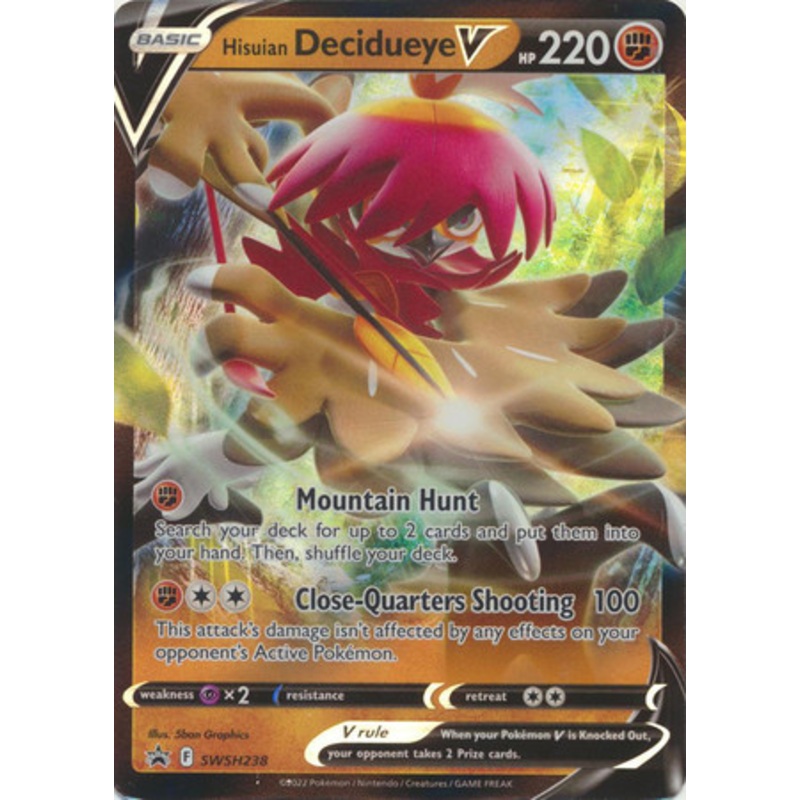 Sword & Shield Promo SWSH238 Hisuian Decidueye V