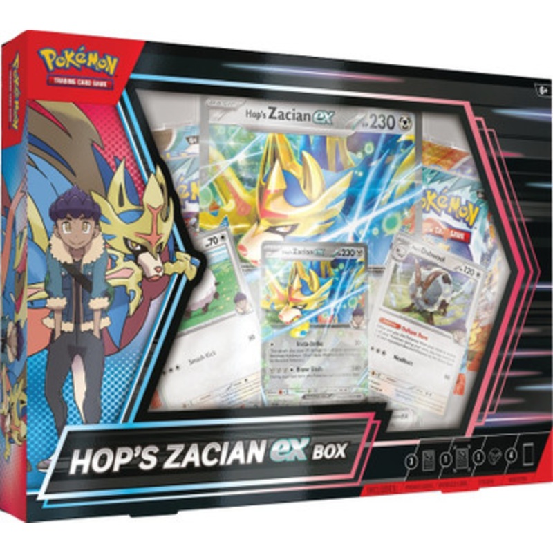 Hop’s Zacian ex Collection Box