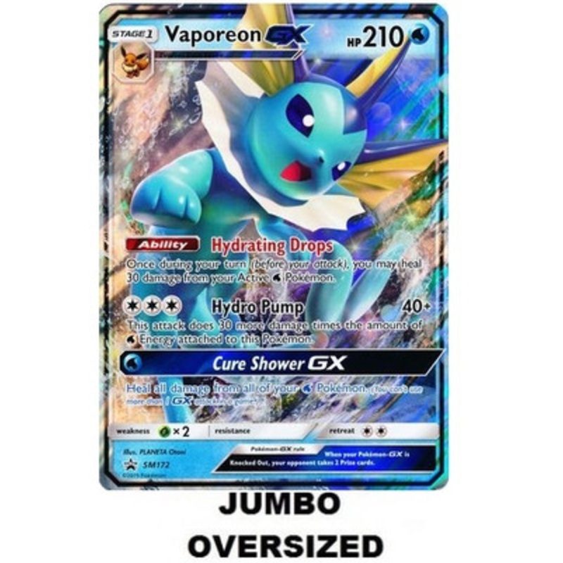JUMBO Sun & Moon SM172 Vaporeon GX