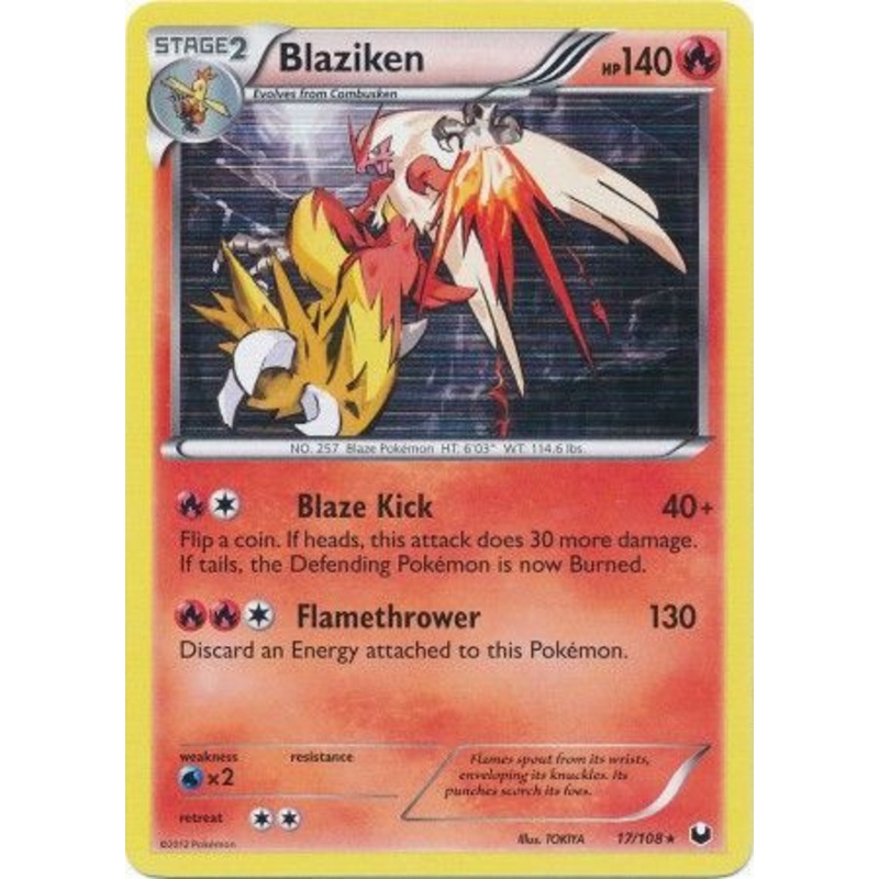 Dark Explorers 17/108 Blaziken (Holo)