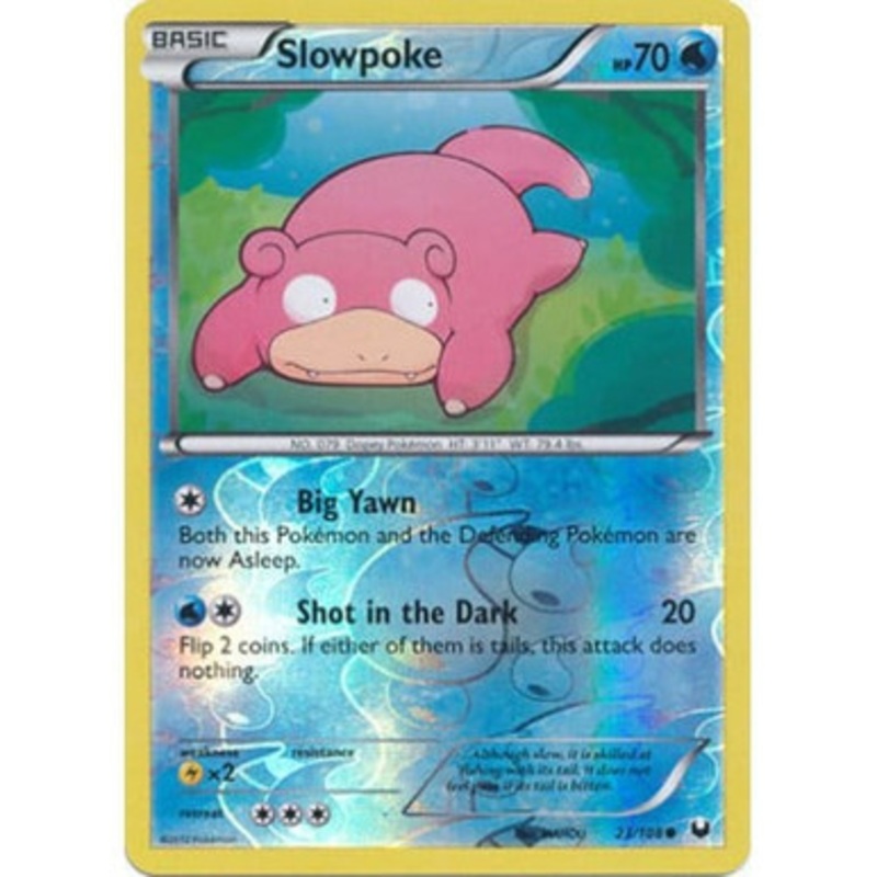 Dark Explorers 23/108 Slowpoke (Reverse Holo)
