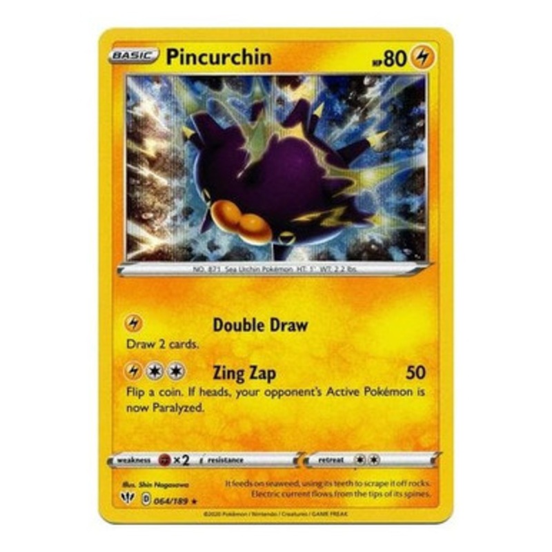 Darkness Ablaze 064/189 Pincurchin (Holo)