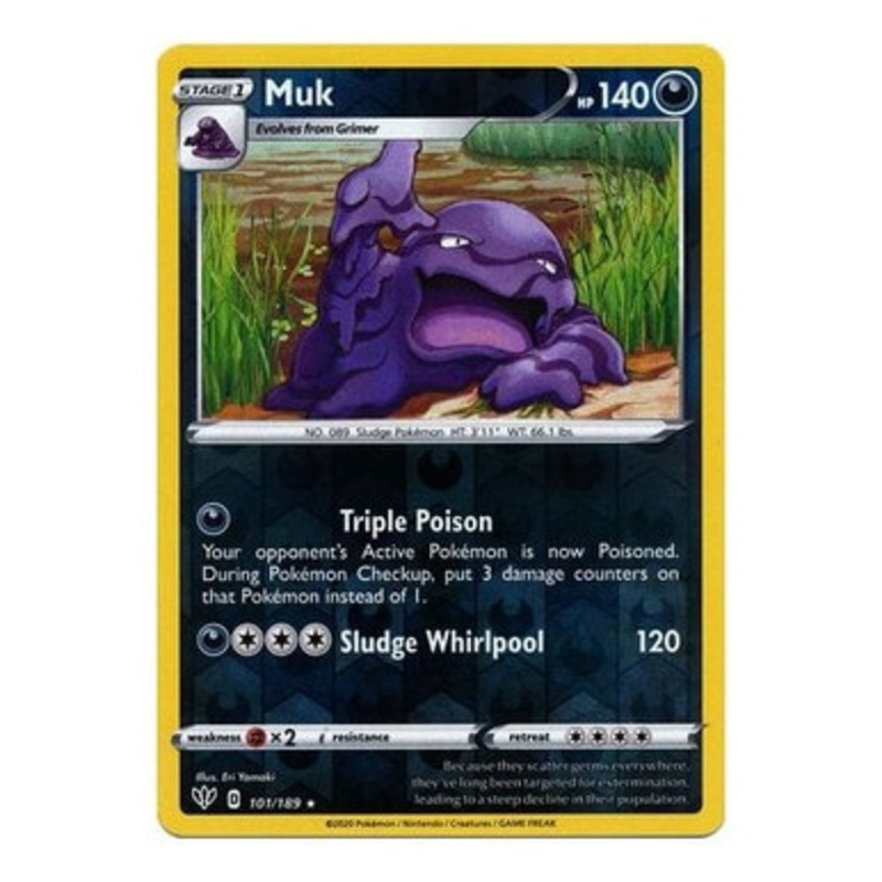 Darkness Ablaze 101/189 Muk (Reverse Holo)