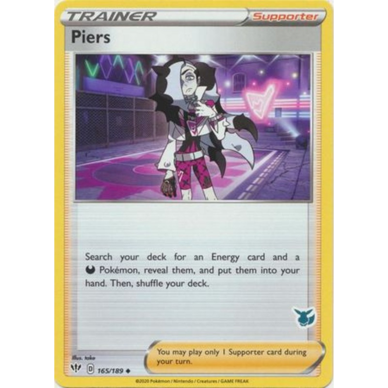 Darkness Ablaze 165/189 Piers (Eevee Symbol)