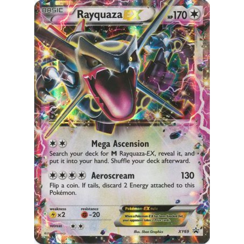 X&Y Promo XY69 Rayquaza EX (Shiny)