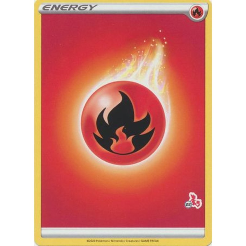 Sword & Shield (Base) EN02 Fire Energy (Cinderace Symbol 22)