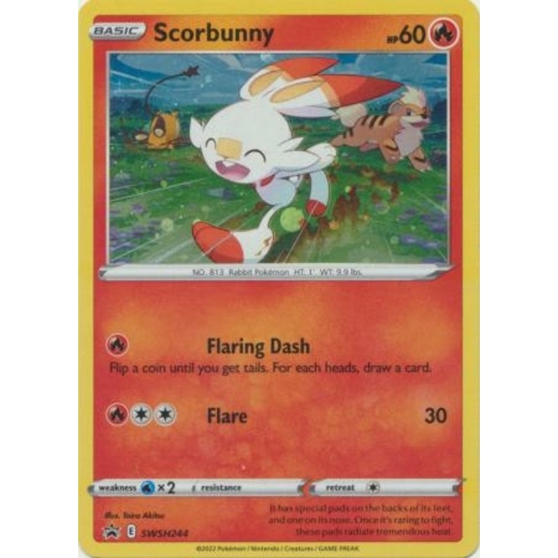 Sword & Shield Promo SWSH244 Scorbunny