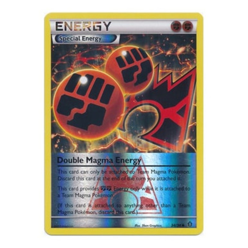 XY Double Crisis 34/34 Double Magma Energy (Reverse Holo)
