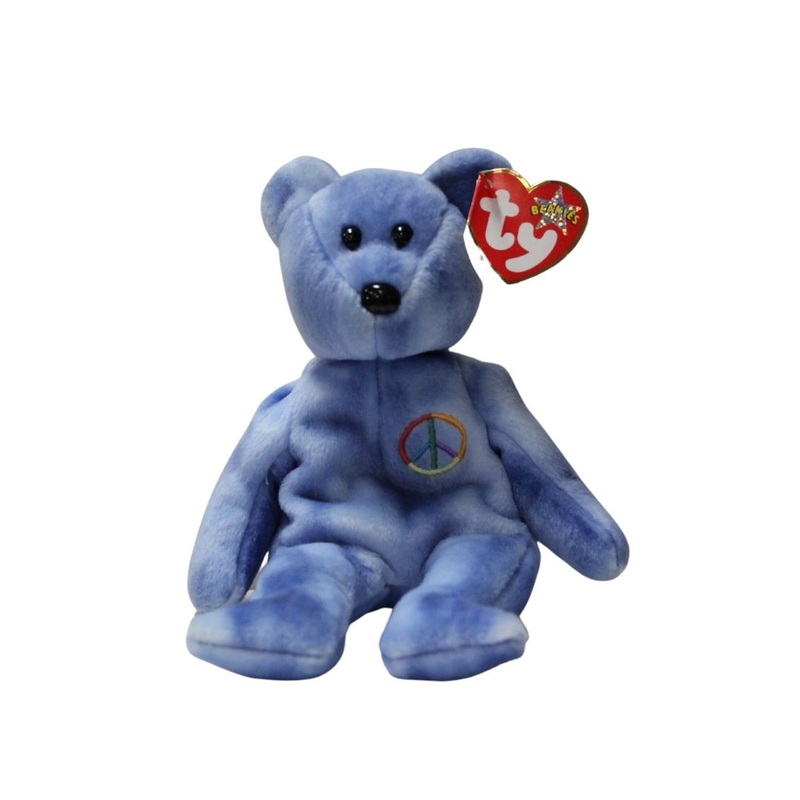Ty Beanie Baby: Peace the Bear – Open