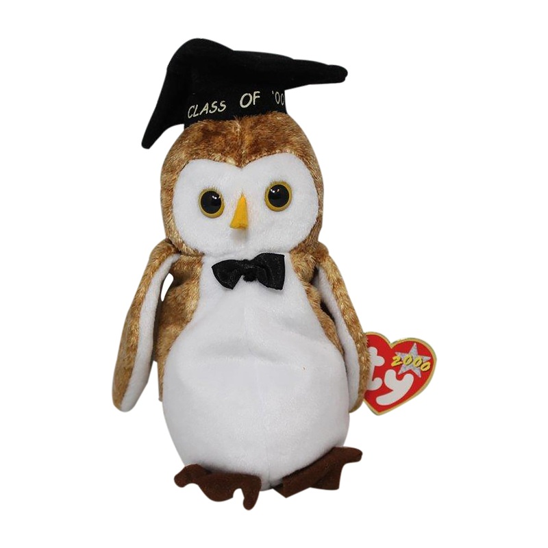 Ty Beanie Baby: Wisest the Owl – Graduation 2000