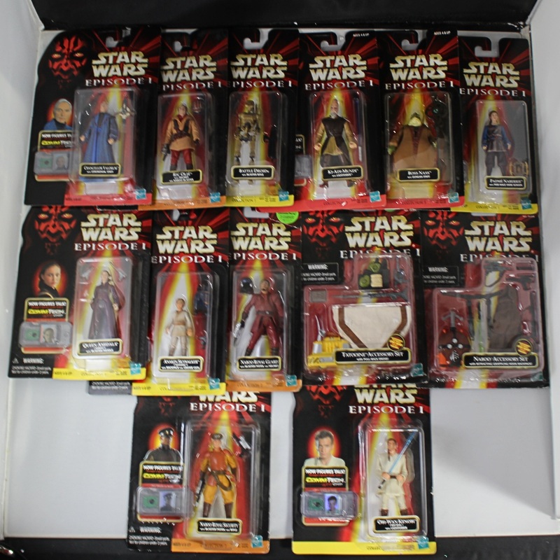 Lot of 13: Star Wars Episode 1 Action Figures