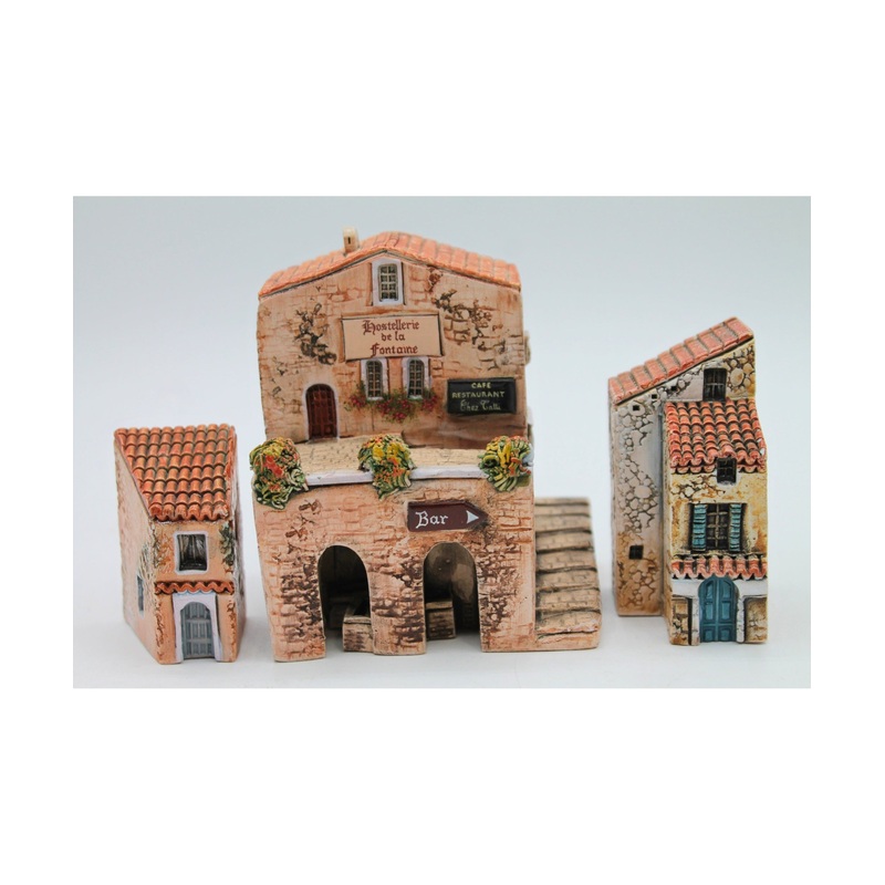 Miniature Dominique Gault J. Carlton Hostellerie & Small Buildings