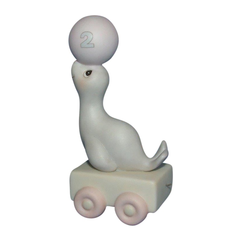 Precious Moments: 015962 God Bless You on Your Birthday | Birthday Train – Age 2