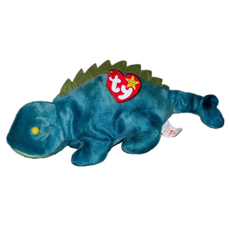 Ty Beanie Baby: Iggy the Iguana – No Tongue