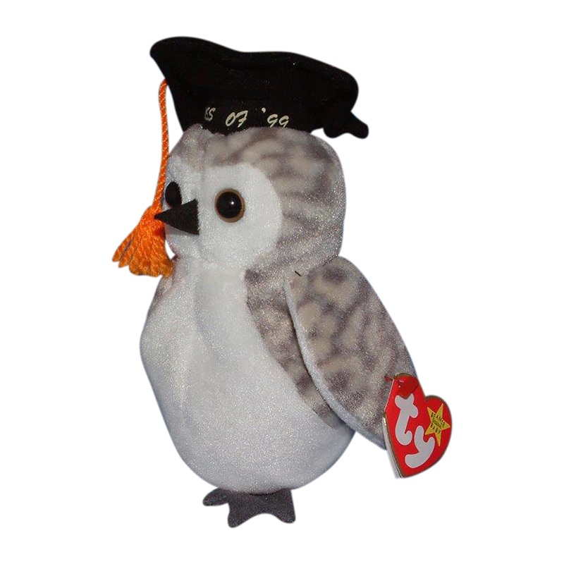 Ty Beanie Baby: Wiser the Owl – Graduation 1999