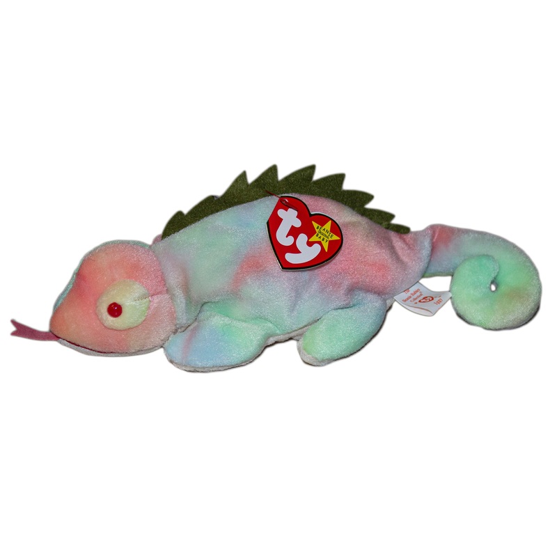 Ty Beanie Baby: Iggy the Rainbow Iguana