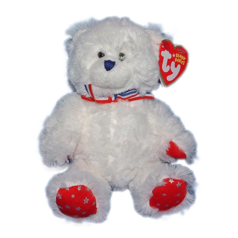 Ty Beanie Baby: Uncle Sam the Bear – Blue Nose