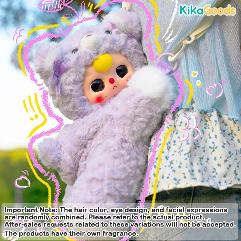 Baby Three Hugging Baby Backpack Plush Blind Box