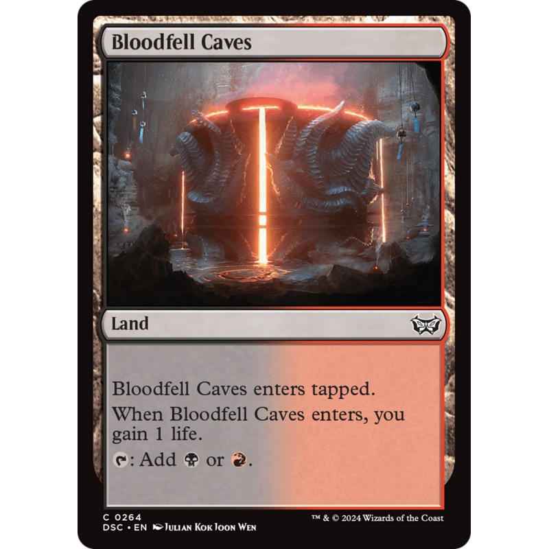 Bloodfell Caves [Duskmourn: House of Horror Commander]