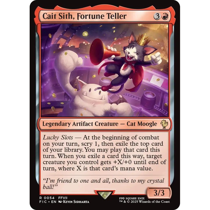 Cait Sith, Fortune Teller (Surge Foil) [FINAL FANTASY Commander]