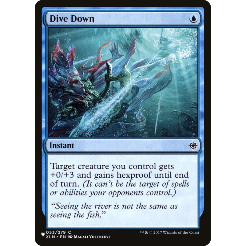 Dive Down [The List]