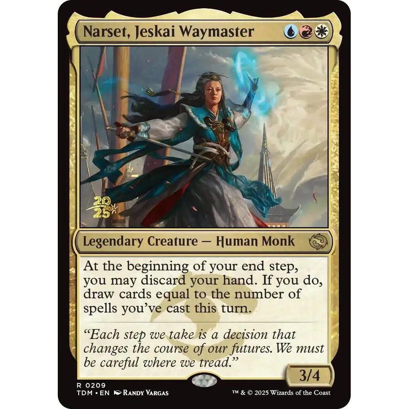 Narset, Jeskai Waymaster [Tarkir: Dragonstorm Prerelease Promos]