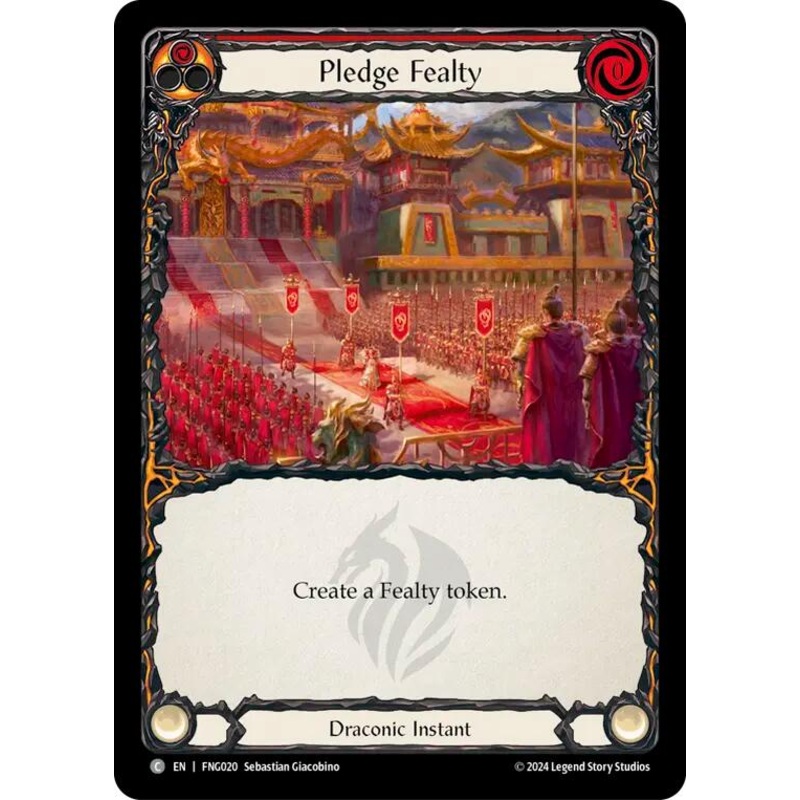 Pledge Fealty (Red) [FNG020] (The Hunted Fang Blitz Deck)