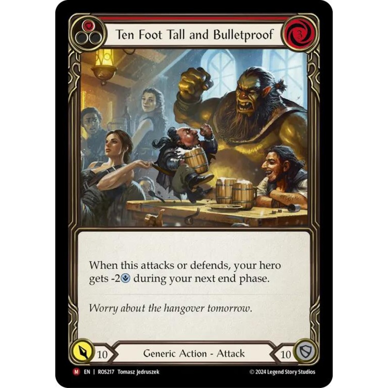 Ten Foot Tall and Bullet Proof (Extended Art) [ROS217] (Rosetta)  Rainbow Foil