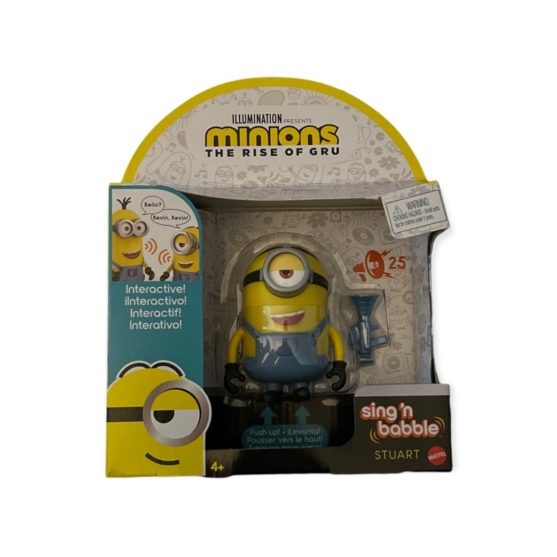 Minions: The Rise of Gru Sing N Babble Stuart Interactive Action Figure