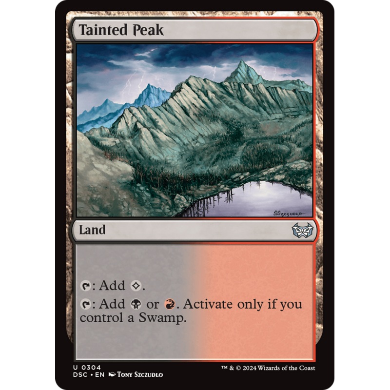 Tainted Peak [Duskmourn: House of Horror Commander]