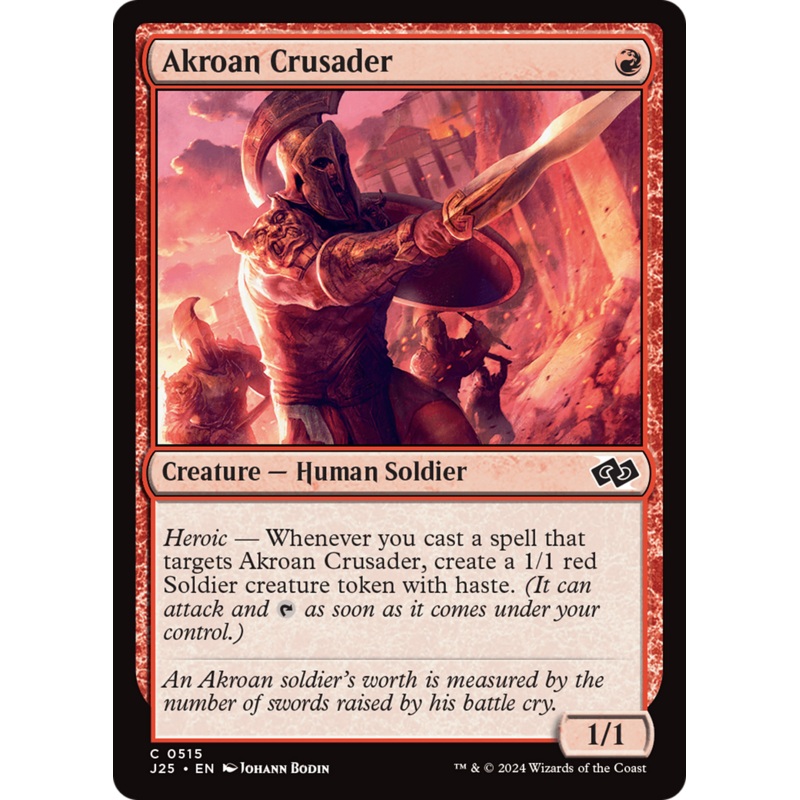 Akroan Crusader [Foundations Jumpstart]