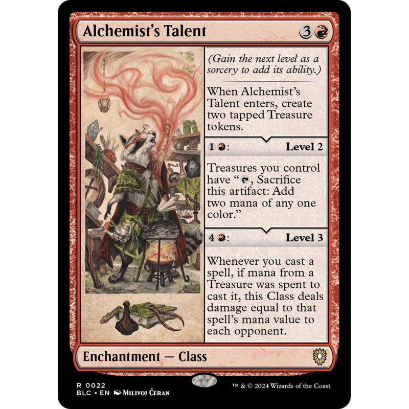 Alchemist’s Talent [Bloomburrow Commander]