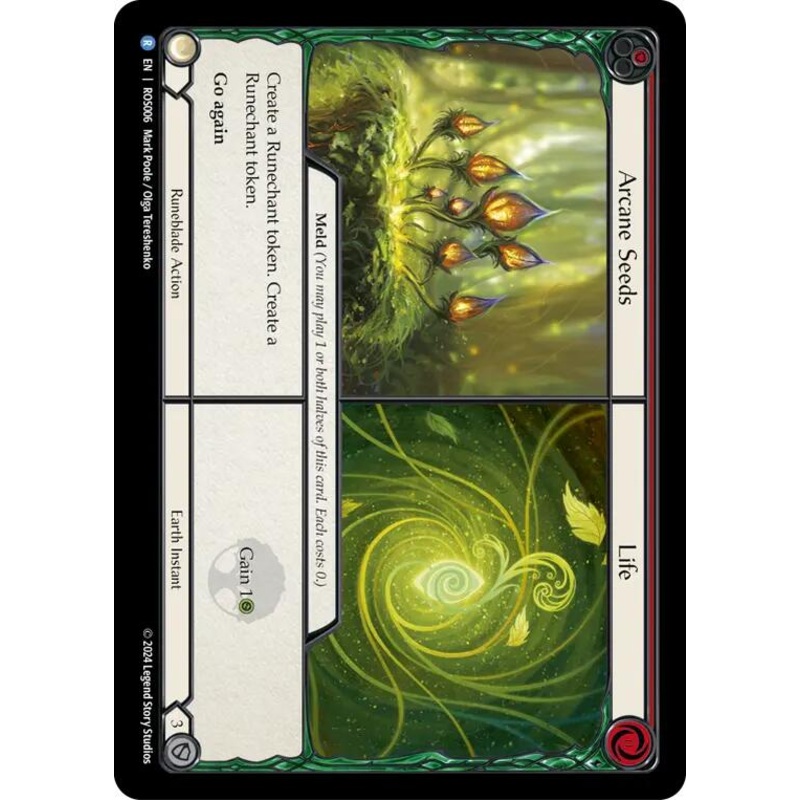 Arcane Seeds // Life [ROS006] (Rosetta)  Rainbow Foil