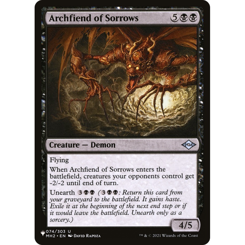 Archfiend of Sorrows [The List]