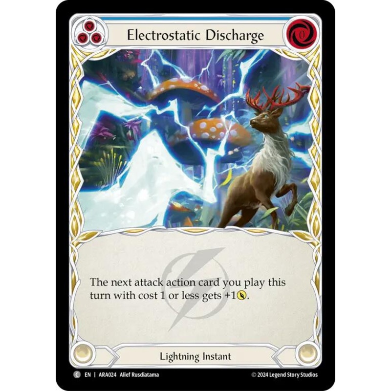 Electrostatic Discharge (Blue) [ARA024] (Rosetta Aurora Blitz Deck)