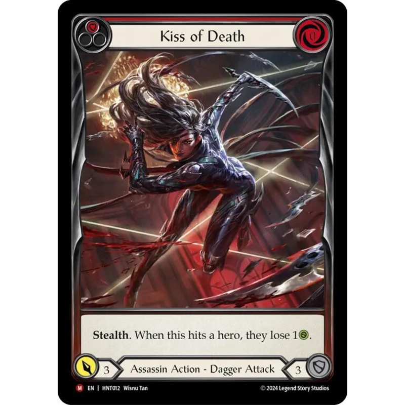 Kiss of Death (Extended Art) [HNT012] (The Hunted)  Cold Foil